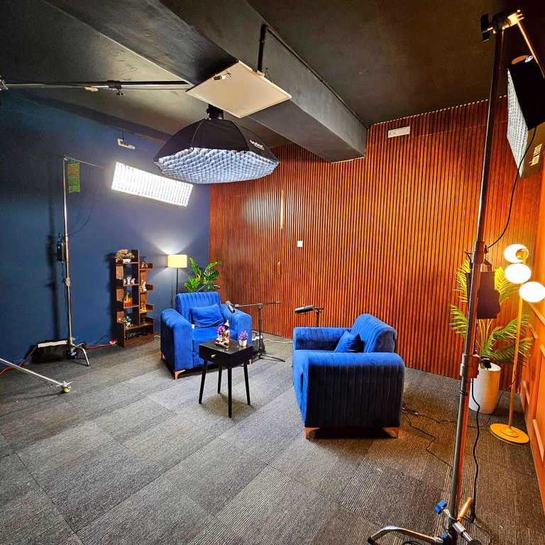 Podcast studio setup in Bangalore c