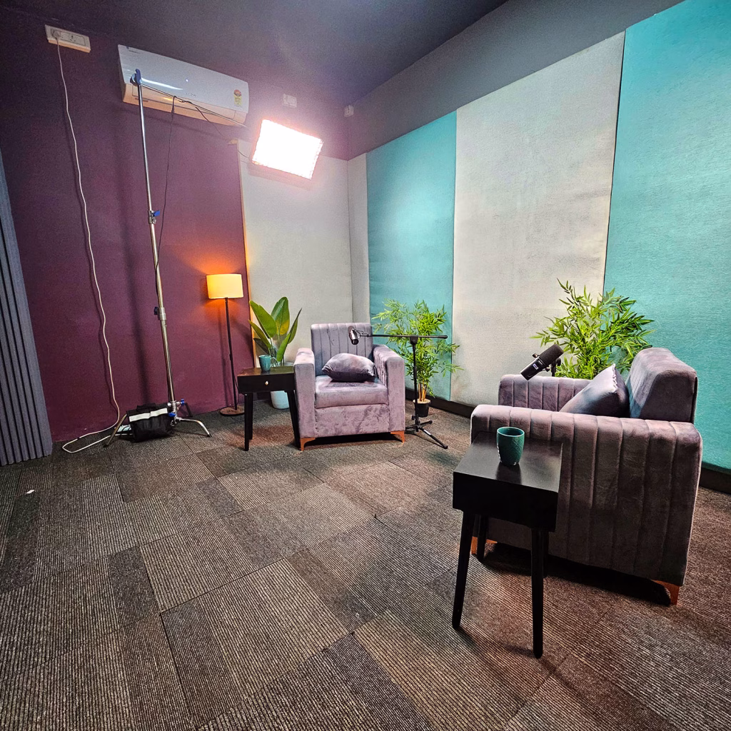 Podcast studio setup in Bangalore d