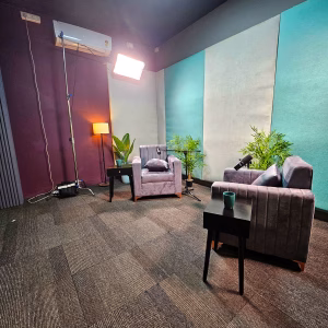 Podcast studio setup in Bangalore d