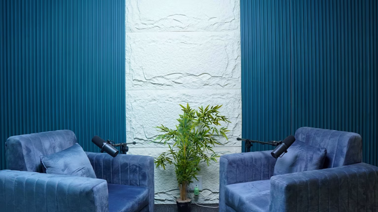 Taperfox Podcast Studio Setup 2